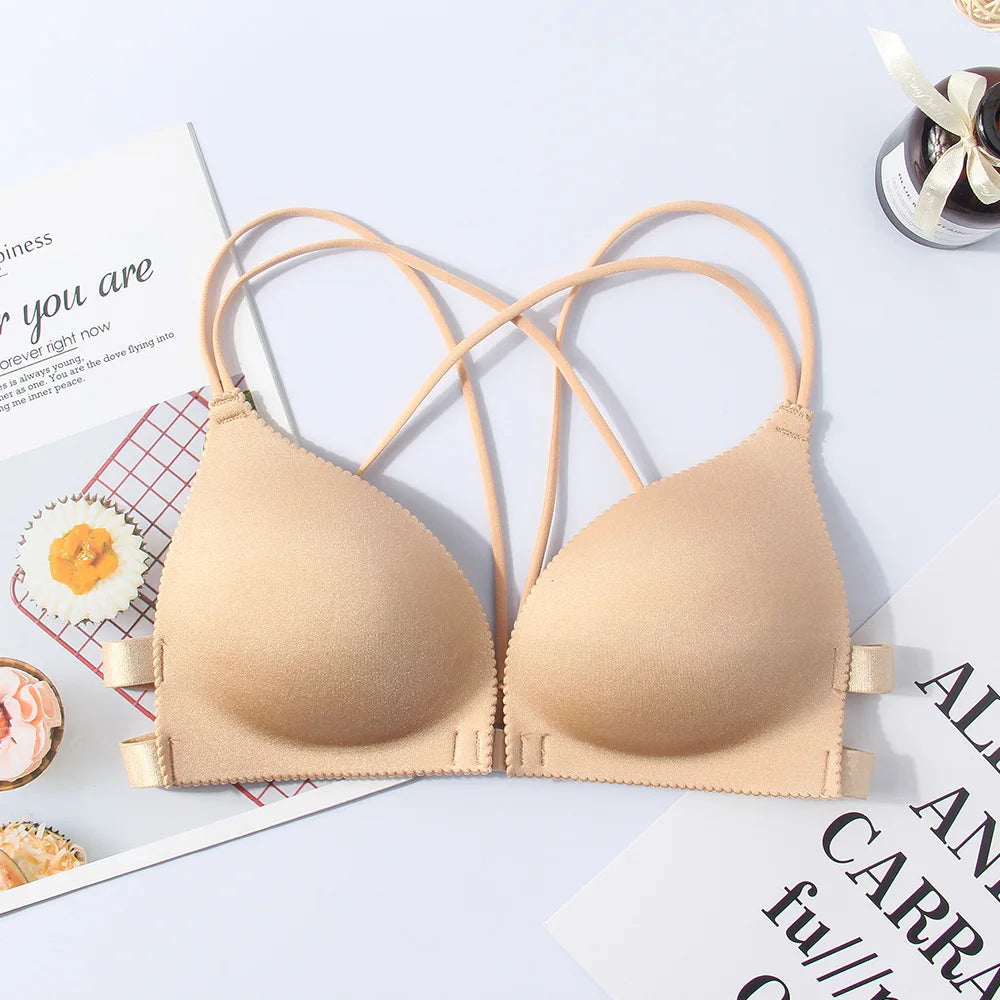 Soutien-Gorge Push-Up Sans Armature (Fermeture Avant)