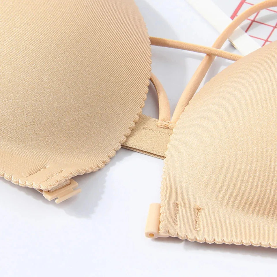 Soutien-Gorge Push-Up Sans Armature (Fermeture Avant)