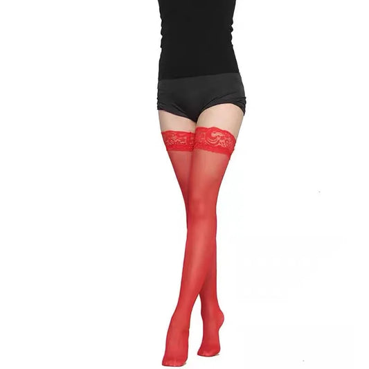 Bas Cuisse Haute Dentelle Uni