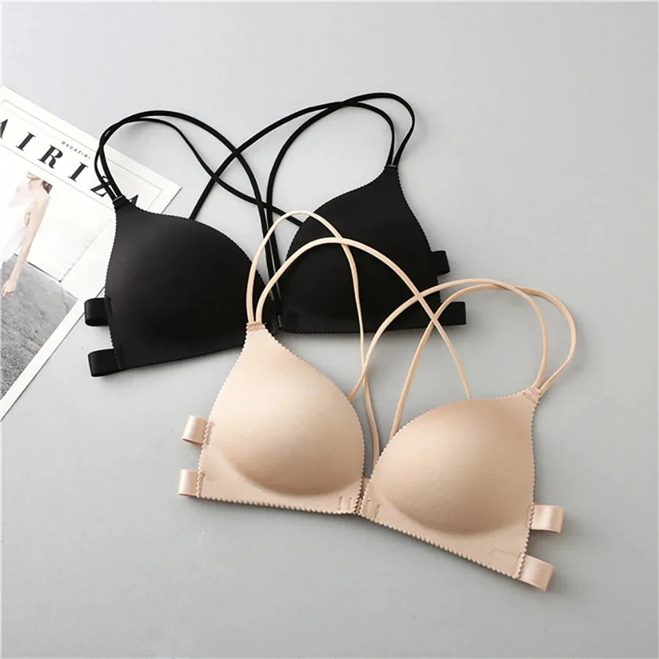 Soutien-Gorge Push-Up Sans Armature (Fermeture Avant)