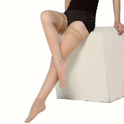 Bas Cuisse Haute Dentelle Uni