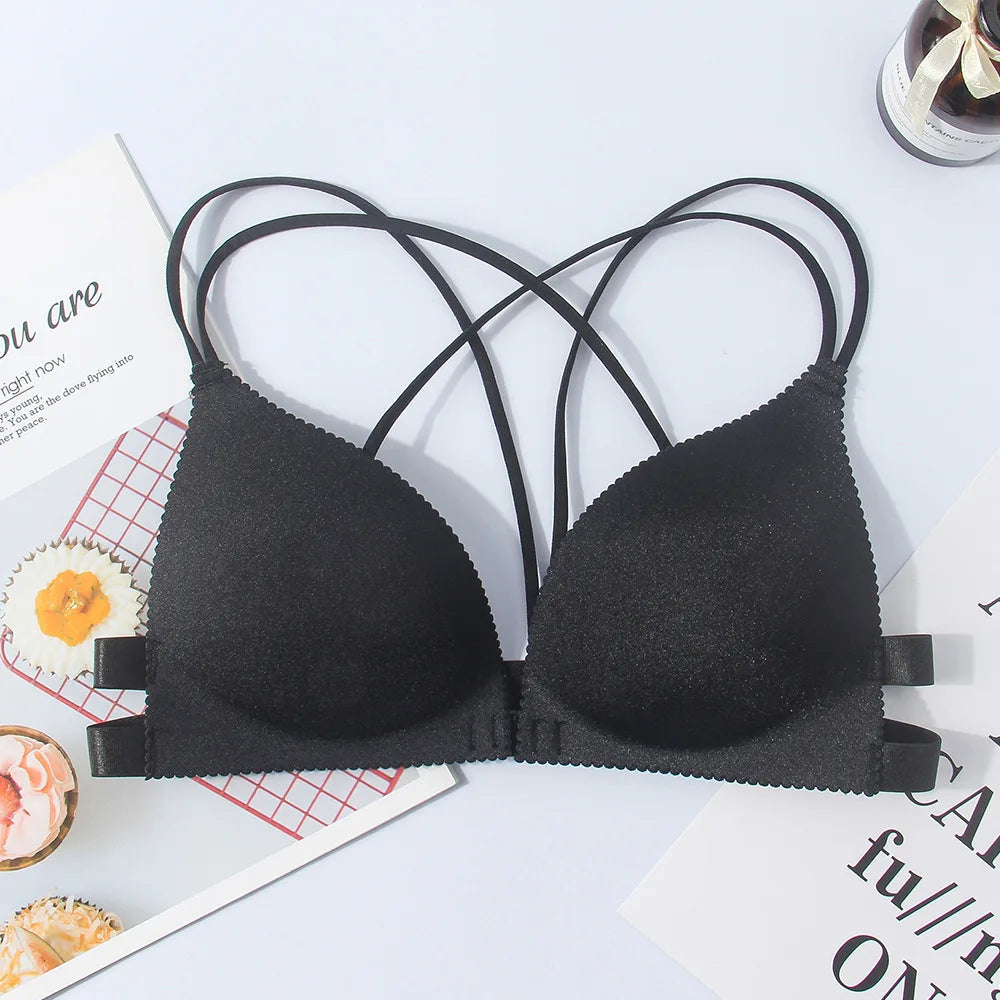 Soutien-Gorge Push-Up Sans Armature (Fermeture Avant)